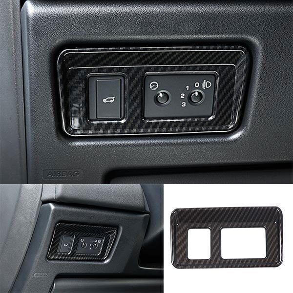 For Discovery Sport SE 15-19 Carbon Fiber Driver's Side Dash Control Cover Trim