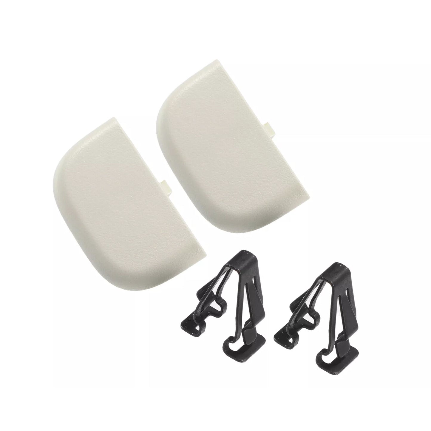 2 Set Gray Iron Sun Visor Cap Clip Retainer for Ford Fusion 2013-2016 2015