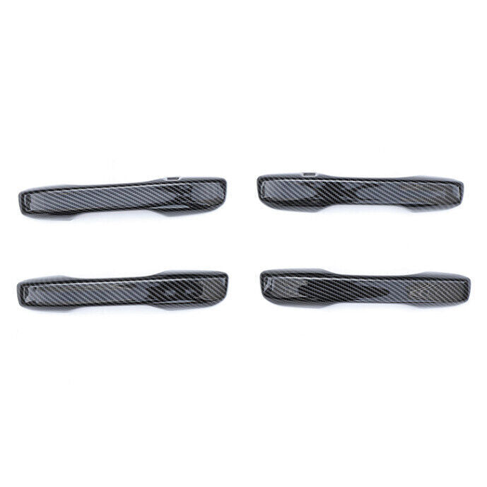 4x Carbon Fiber Exterior Door Handles Bowl Cover Trim for Honda Accord 2023