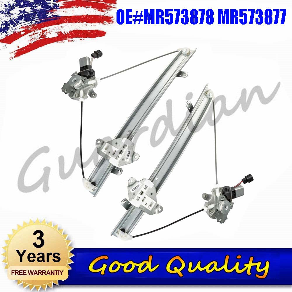 2PCS Front Right+Left Window Regulator for Mitsubishi Outlander 03-06 04 2005