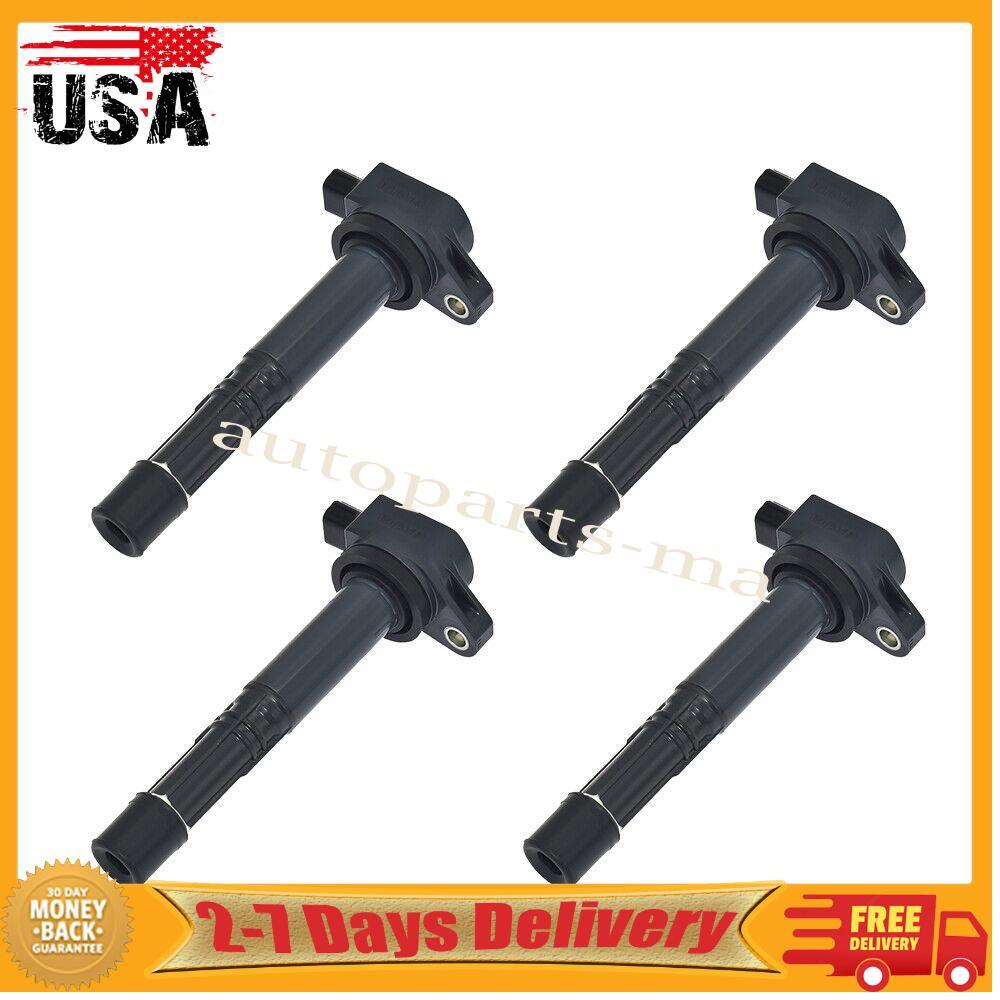 4x Ignition Coils for Honda Accord CR-V for Civic 2.4L L4 for Acura ILX 30520-R40-007