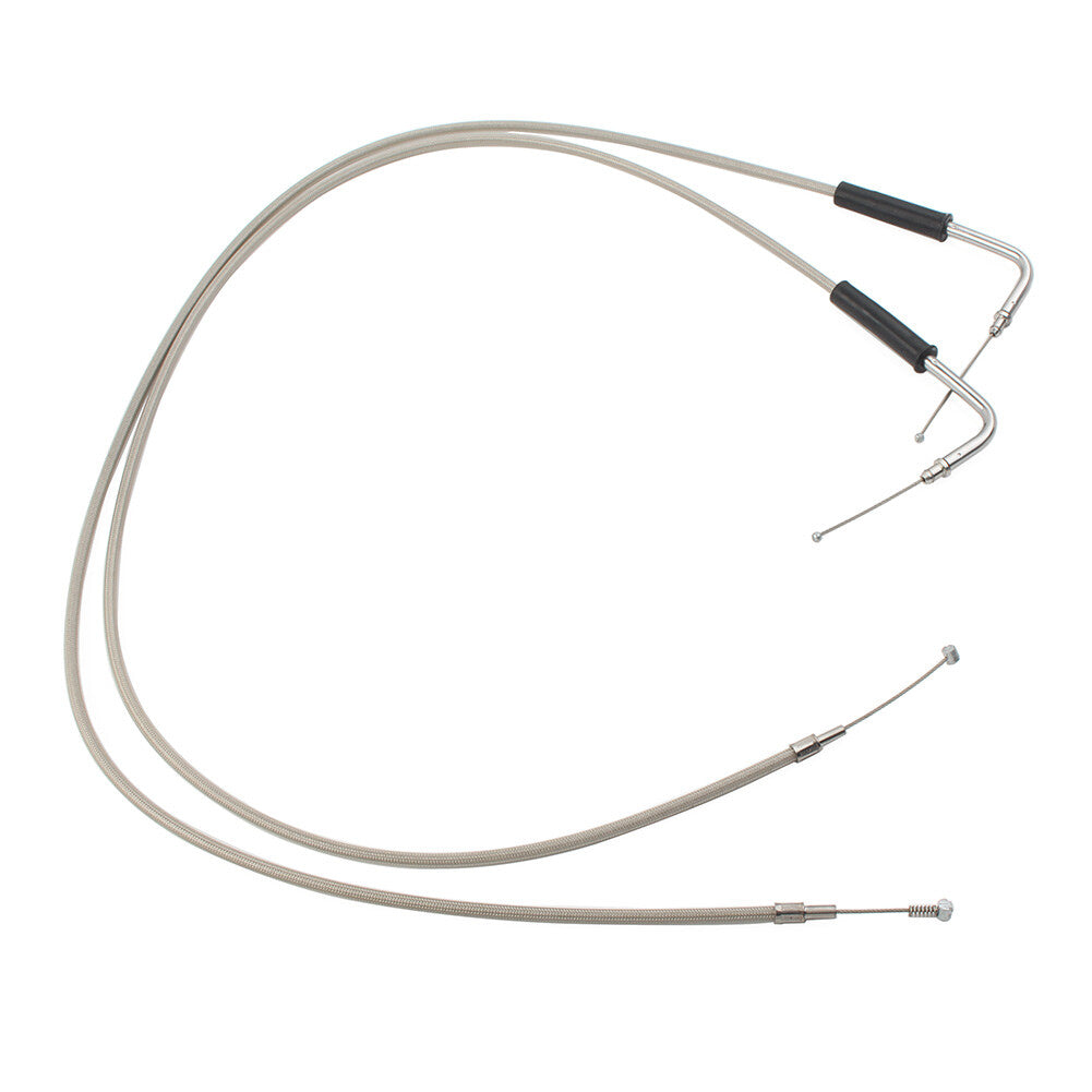 110cm Stainless Throttle Cable Fit for Harley Sportster XL1200 883 Dyna Road King ne