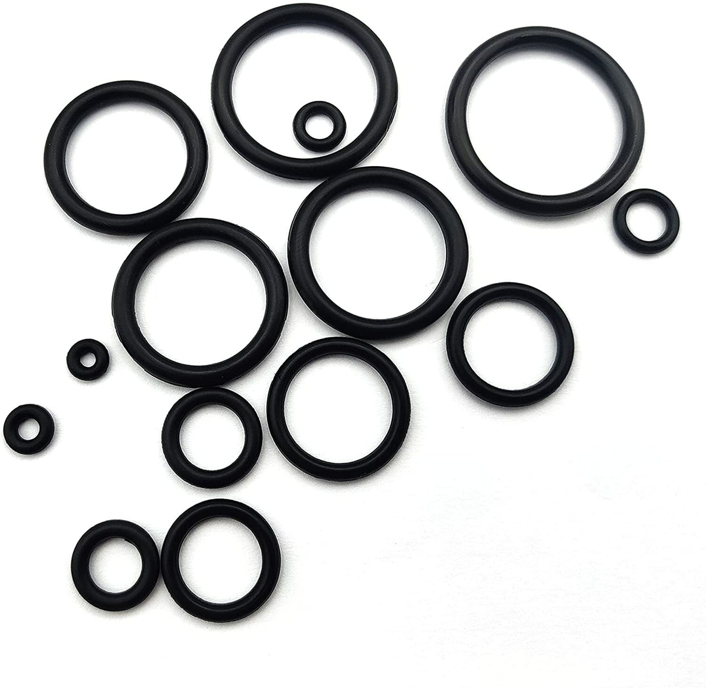 250PCS 15 Sizes Rubber O-Ring Washer Gasket Sealing Assortment Kit