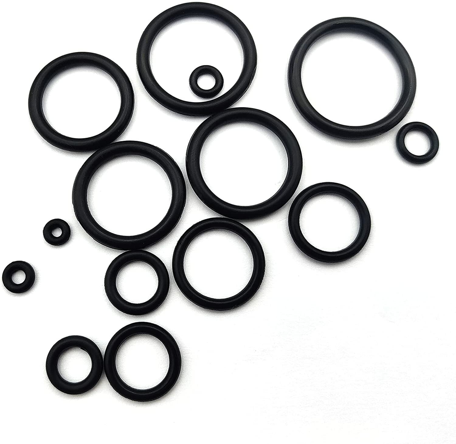 250PCS 15 Sizes Rubber O-Ring Washer Gasket Sealing Assortment Kit