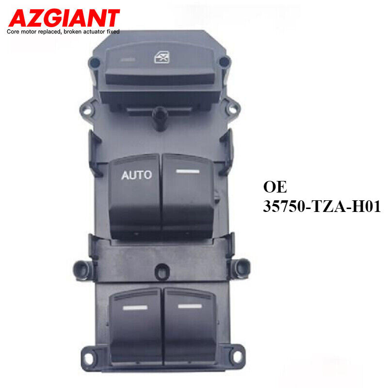 35750-TZA-H01 DRIVER LEFT WINDOW DOOR CONTROL SWITCH for 2020 - 2022 for Honda LIFE