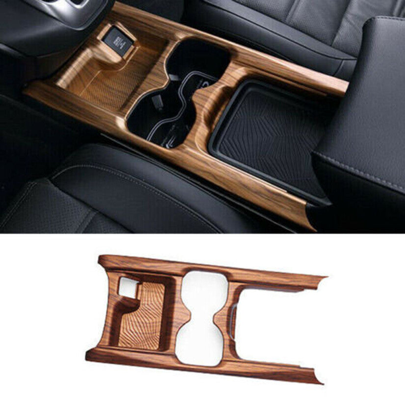 for Honda CR-V 2017-2022 Peach Wood Console water cup holder frame Molding cover