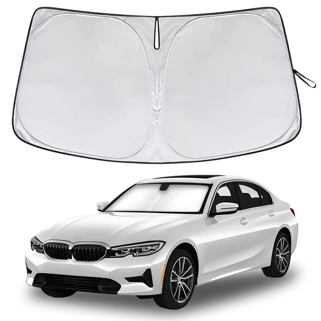 For 2000-2023 for BMW 540i E60 F11 G30 Car Front Windshield Sun Shade UV Block Cover