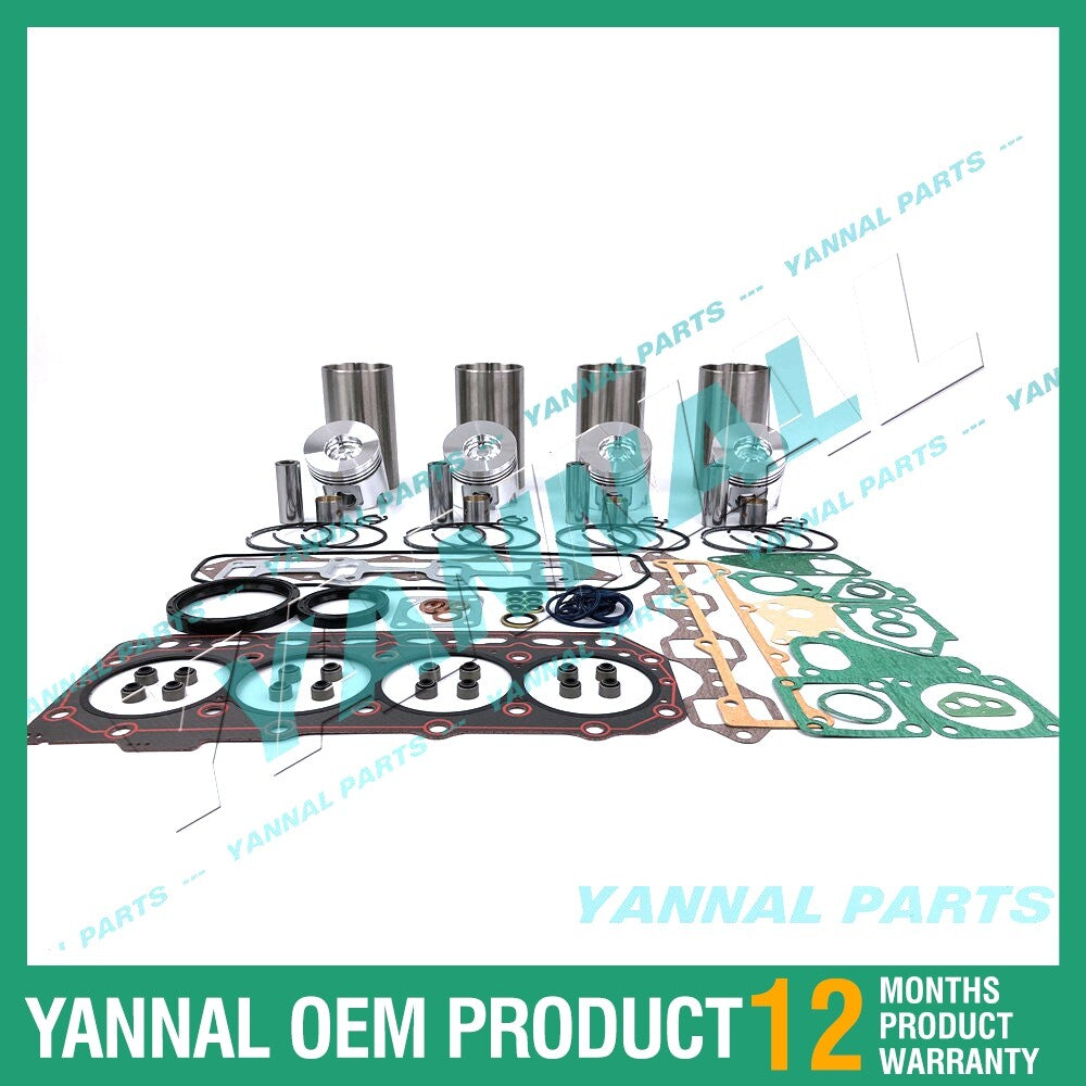 4TNV84 Overhaul and Rebuild Kit with Complete Gaskets for Yanmar Diesel Engines
