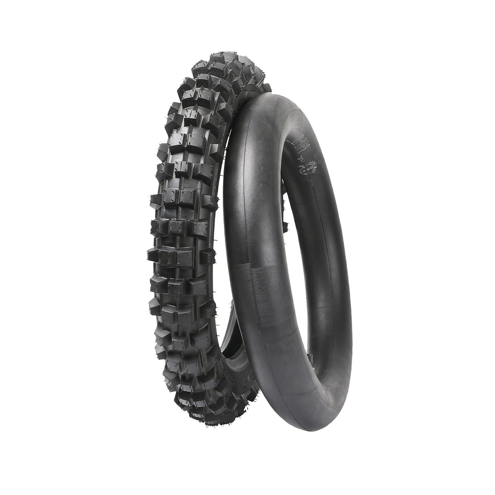 3.00-12 80/100-12 Rear Tire + Tube for Dirt Pit Bikes KLX110 KX65 PW80 TTR90 110
