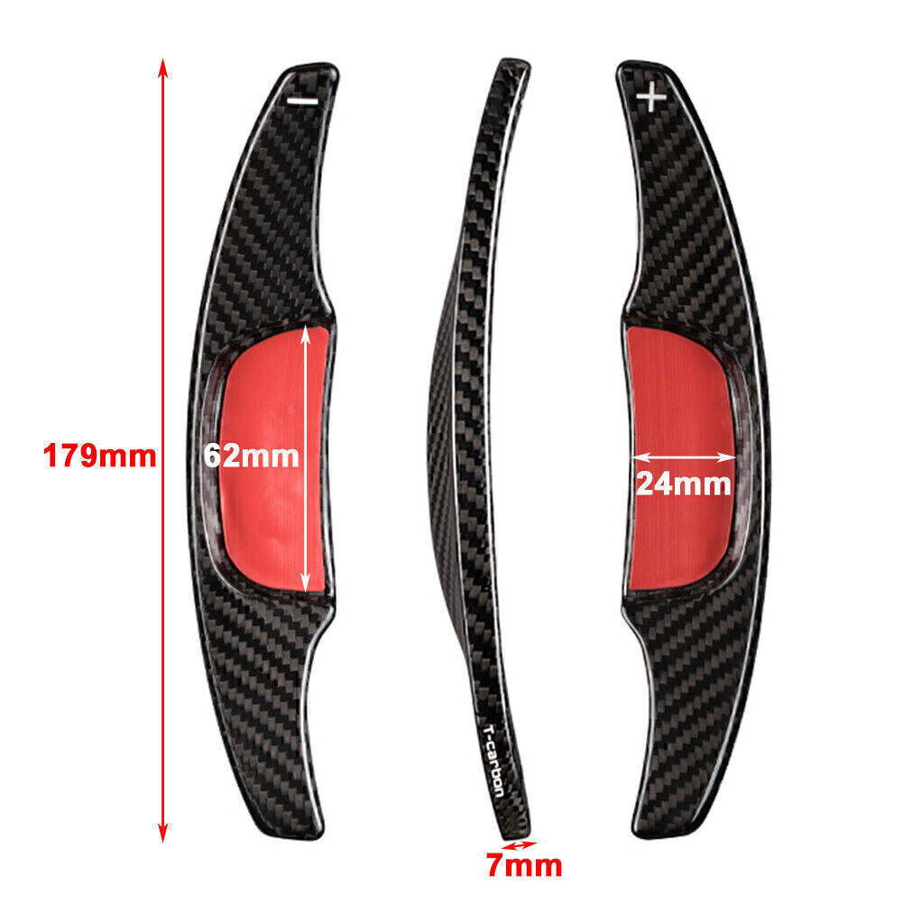Carbon Fiber Steering Wheel Shift Paddle Extension for Mazda 3 2020 2021