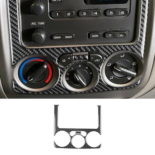 Carbon Fiber Radio Climate Surroud Cover Trim For Colorado 2004-12/ for Canyon 05-12