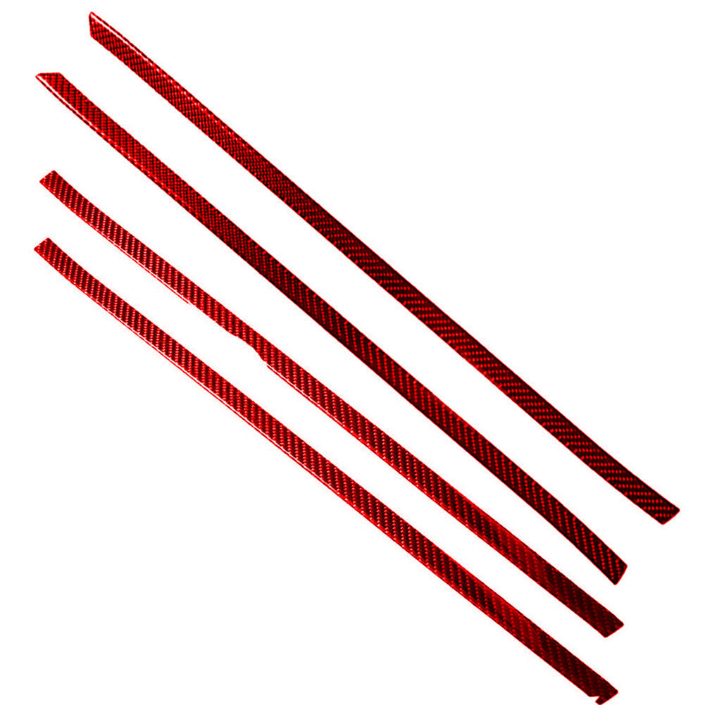 4Pcs for Suzuki Grand Vitara 2006-2013 Carbon Fiber Door Panel Decoration Trim