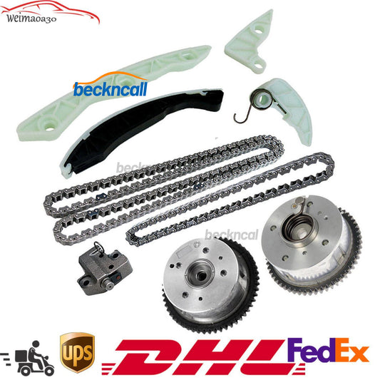 Timing Chain Kit Camshaft Phaser for Kia Forte for Hyundai for Genesis Coupe for Tucson 2.0L