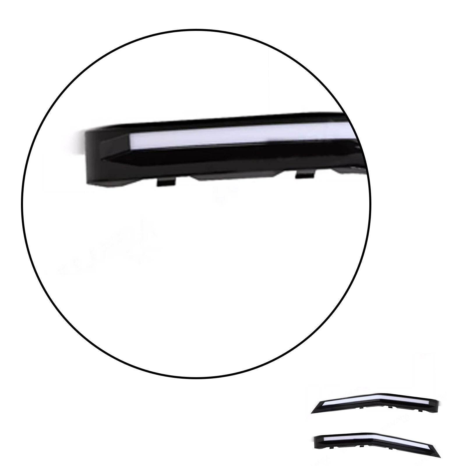 for Toyota for Camry 2025 LED Grille Fog Lamp Daytime Running Light DRL w/ Turn