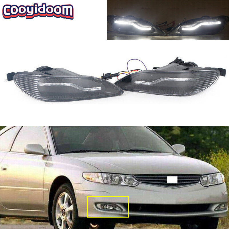 Pair for Toyota for Camry 2001-2008 for Corolla 2002-2004 Front Fog LED Light Lamps