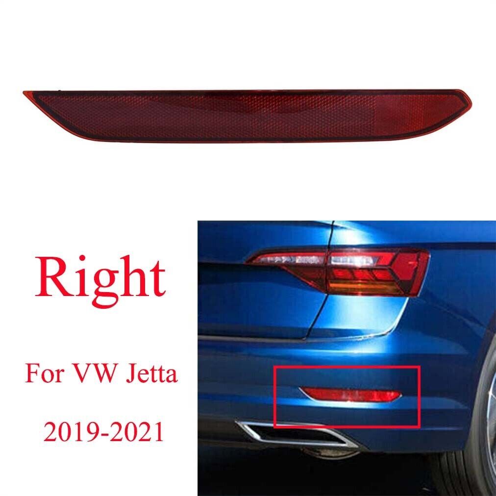 Fits for VW for Jetta 2019-2021 Right Side Rear Bumper Reflector Light Brake Lamp