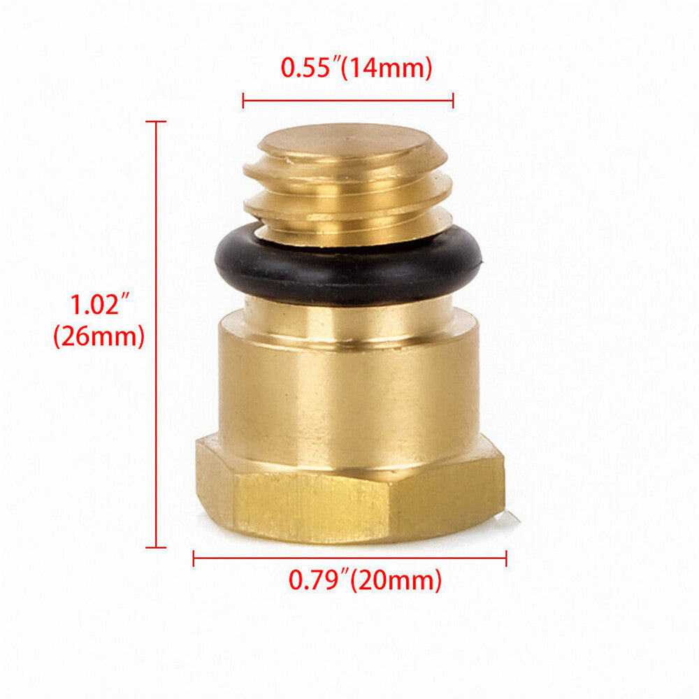 For 2003-2007 for Ford 6.0L Diesel HFCM Water in Fuel Drain Plug Brass
