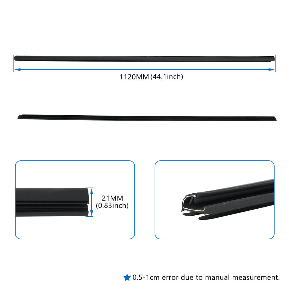 Weatherstrip Window Molding Trim Seal Belt for Civic Coupe 2-Door for Honda 2006-11