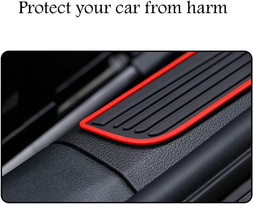 4pcs PVC Soft Rubber for Toyota Car SUV Door Scuff Sill Cover Panel Protectors