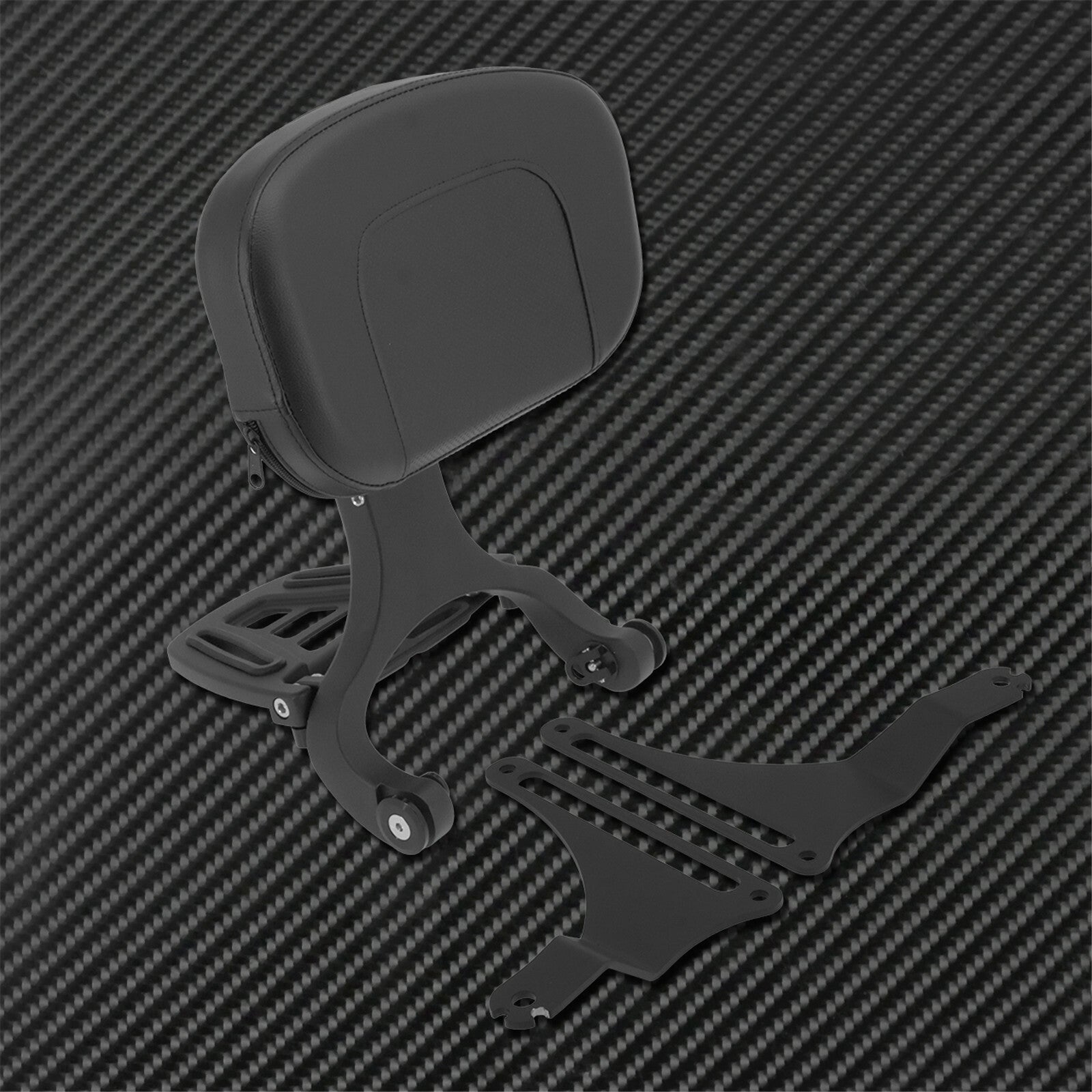 Adjustable Driver  Passenger Backrest Fit for Harley Softail Fatboy 2018-2022