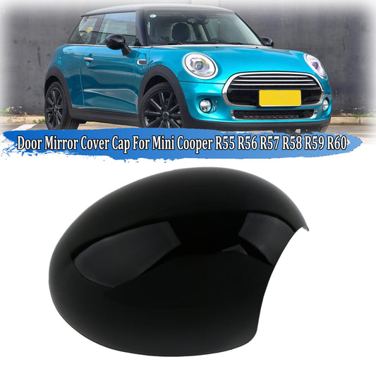 Right Gloss Black Door Mirror Protector for Mini Cooper R55 R56 R57 R58 R60