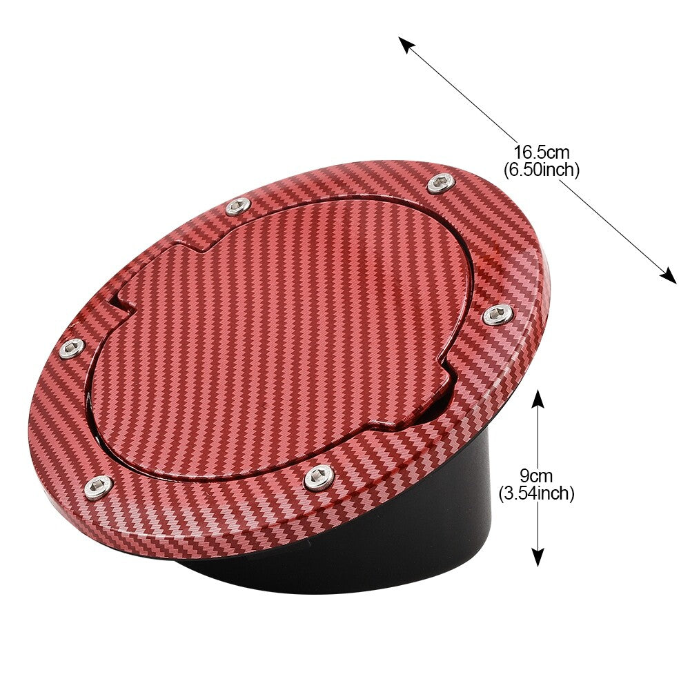 Gas Fuel Cap Door Tank Cover for Jeep for Wrangler JK 2006-2017 Fuel Filler Cover