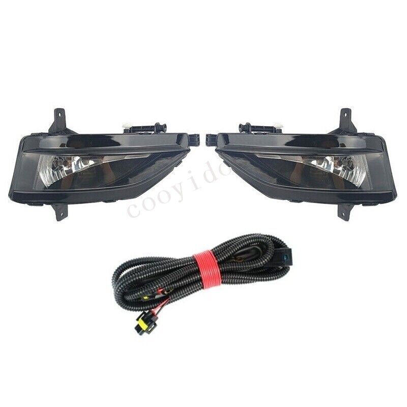 Suitable for 2019, 2020, and 2021 for Volkswagen for Jetta : Front bumper LED fog lights with bulbs and wiring.