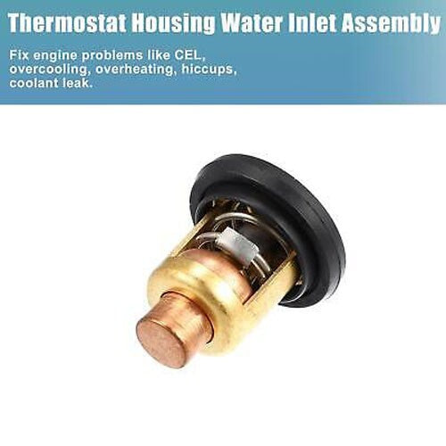 6E5-12411-00 2 Pcs Car Engine Coolant Thermostat Housing Assembly for Yamaha