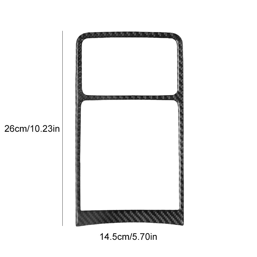 Carbon Fiber Rear Air Vent Frame Trim for Volkswagen for Passat 2006-2011