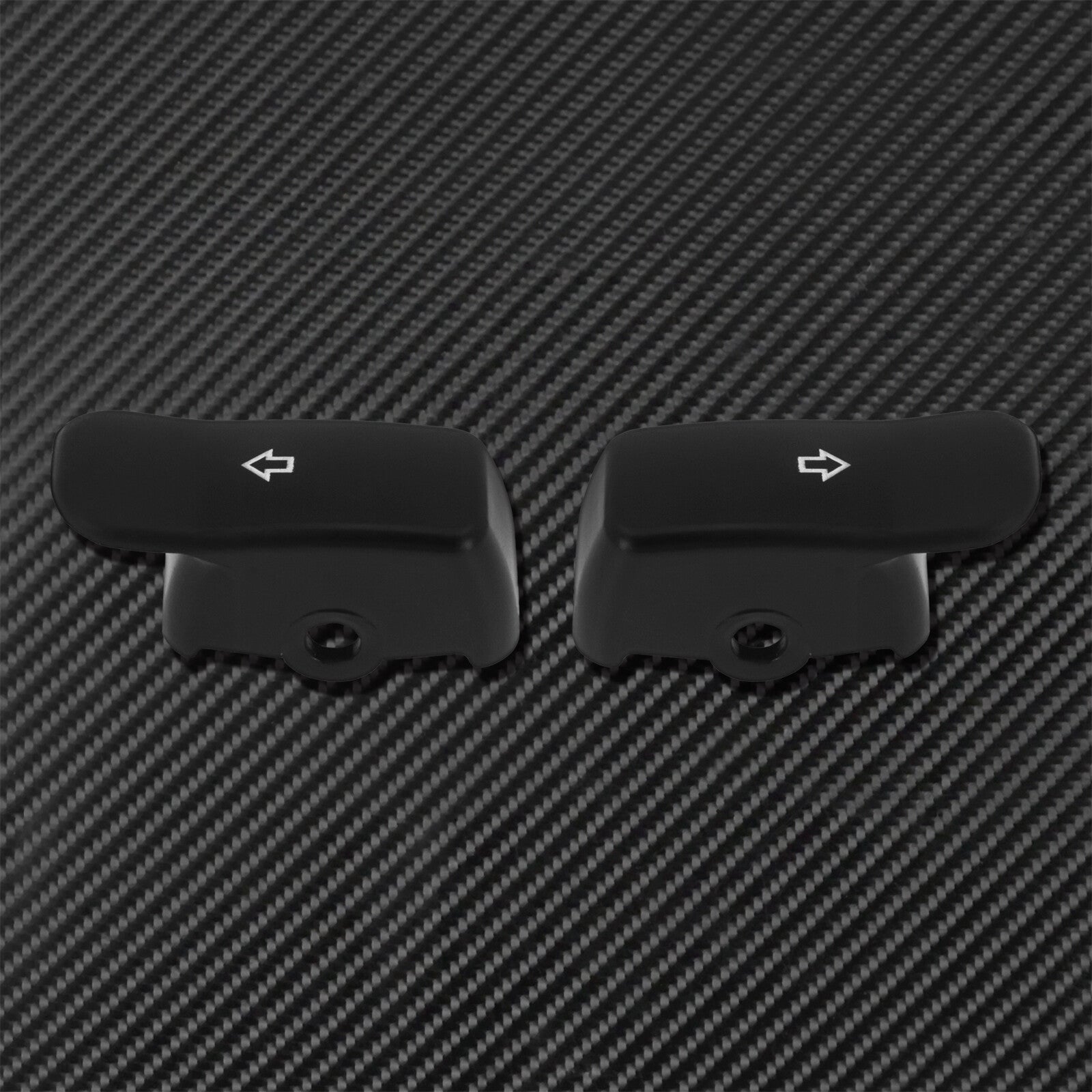 1Pair Motorcycle Black Turn Signal Extension Caps Fit for Harley XL Softail Dyna