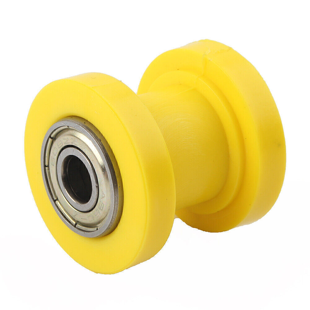 For Dirt Pit Bike For 8mm Yellow Chain Roller Slider Tensioner Guide Pulley