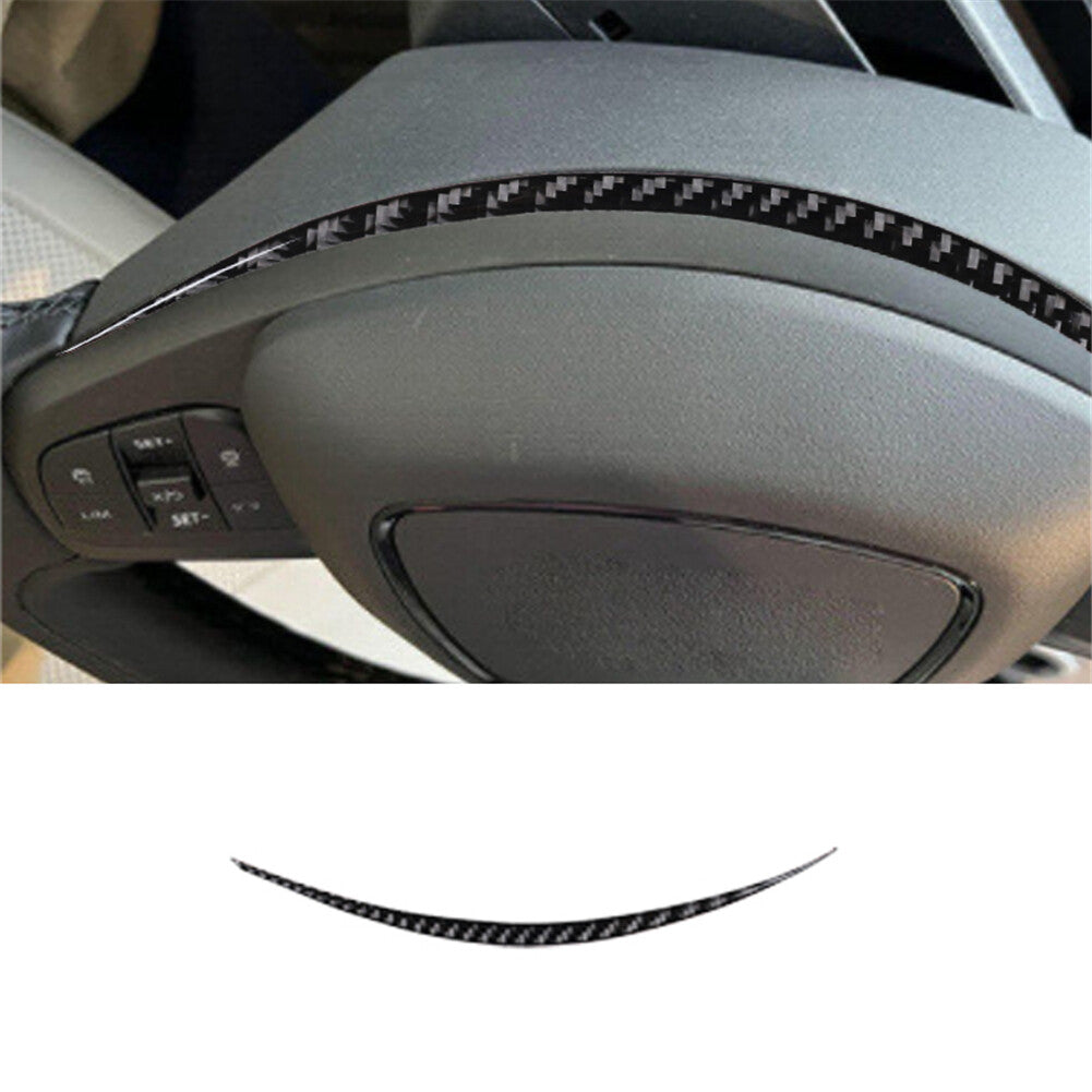 Internal carbon fiber steering wheel cover trim strip  for ford  for Mustang Mach-E