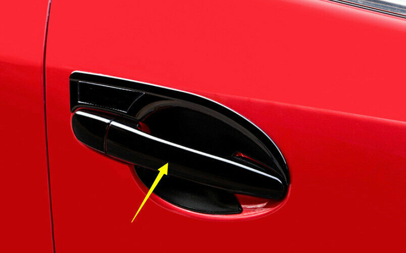 for Mazda 6 Atenza 2014-2016 Gloss Black Exterior Outside Door Handle Cover Trim