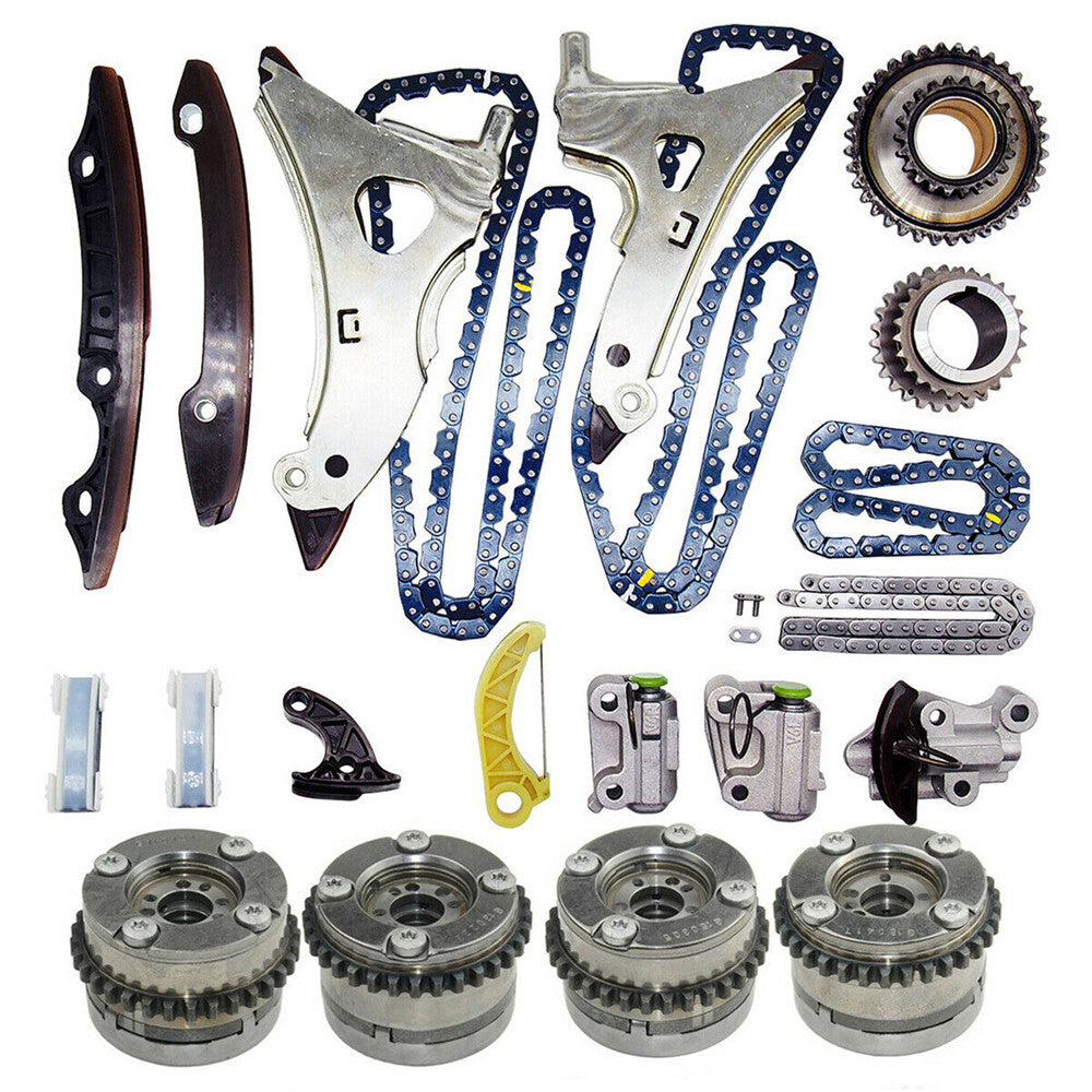 4x M276 Camshaft Sprockets Timing Chain Kit for Mercedes W212 W221 A207 3.0 3.5L