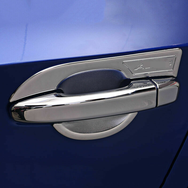 12X for Honda Accord 2018-2021 Chrome Car Door Handle+Door Bowl Trim Cover Trim
