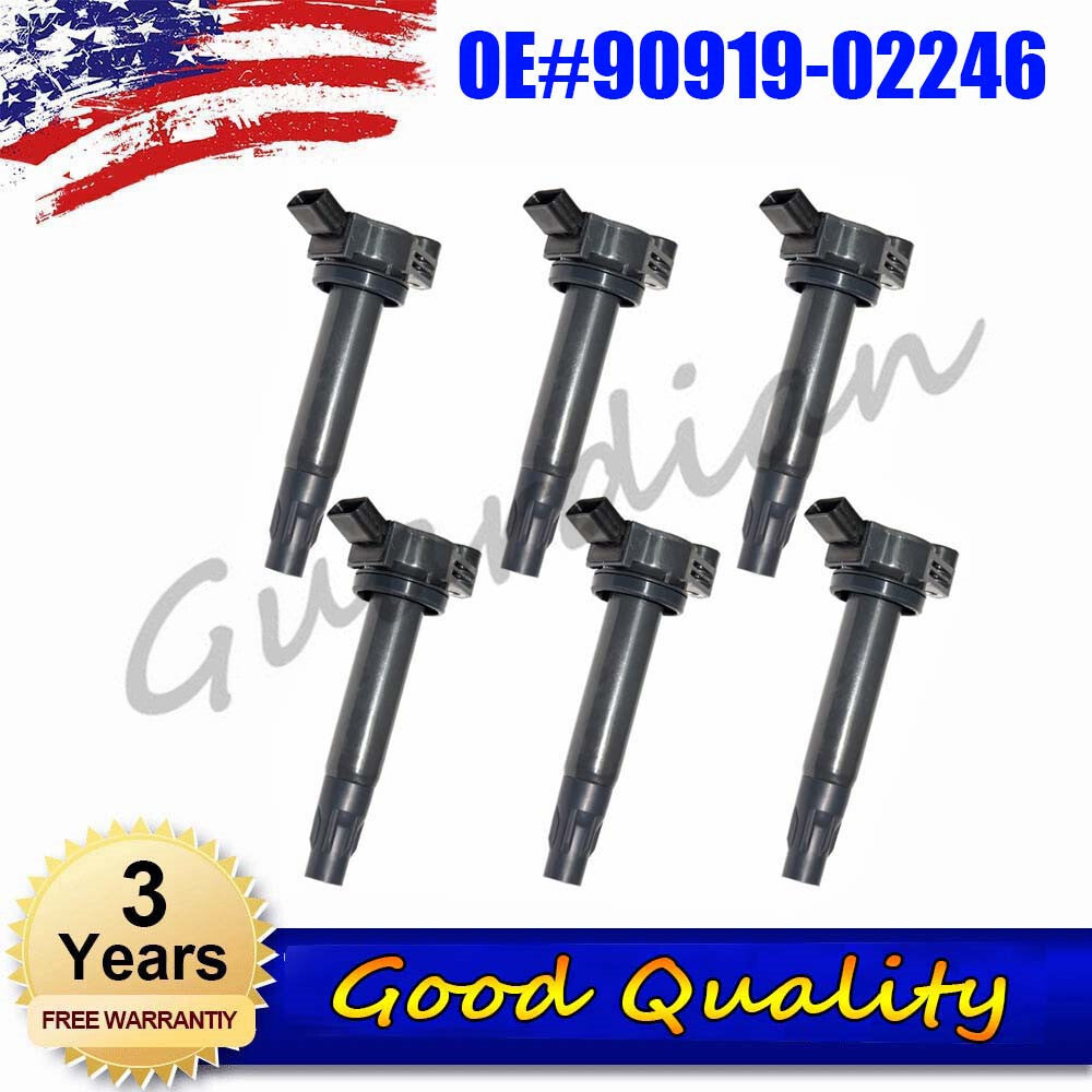 Ignition coil 90919-02246 is suitable for Lexus RX400H, RX330, ES330, Solara, for Sienna , and Highlander.