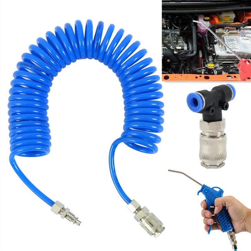 Car Air Dusters Blow Cleaner Air Compressor Hose Gun Handheld Pneumatic Tool Kit