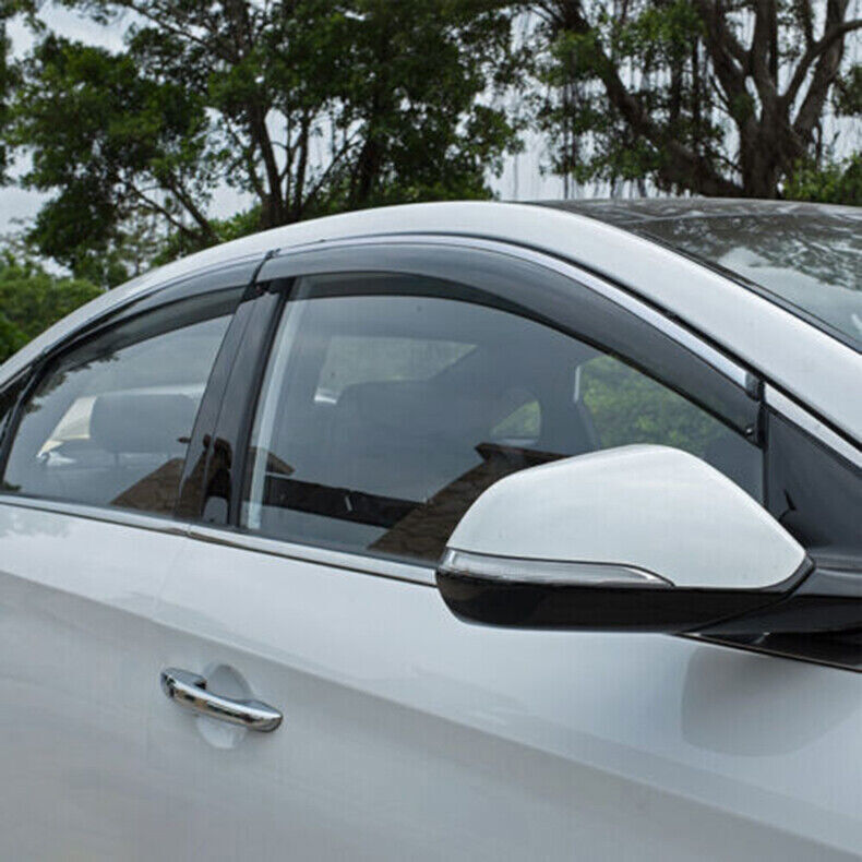 for Hyundai Sonata 2015-2019 Window Wind Visors Sun Rain Guard Vent Deflectors