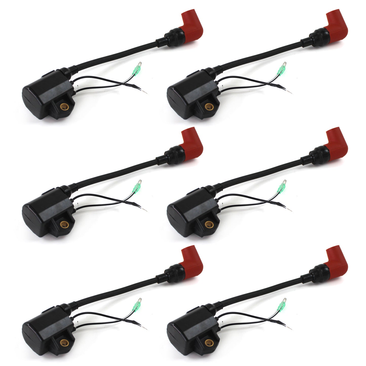 6Pcs Heavy Duty Ignition Coil for Yamaha 100HP 115HP 130HP 140HP 150HP 175HP
