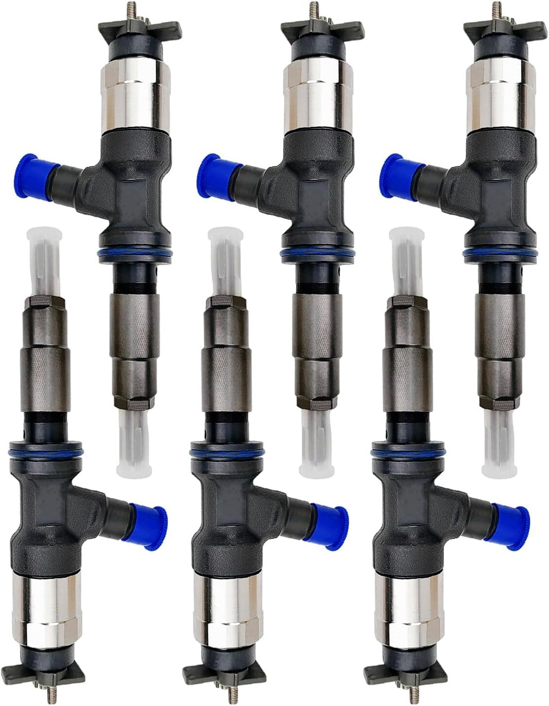 6X Fuel Injector for 20R-2478 3707282 For Caterpillar 320E 323E Engine C6.6 C7.1
