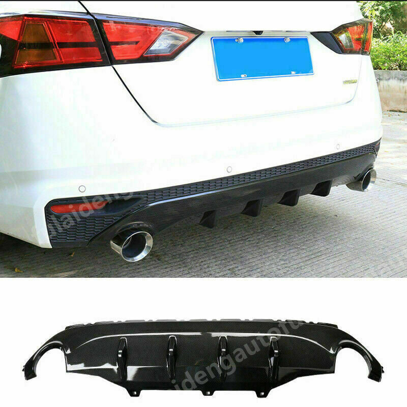 for Nissan Teana Altima 2019-2022Carbon Rear Bumper Diffuser Spoiler Refit Guard