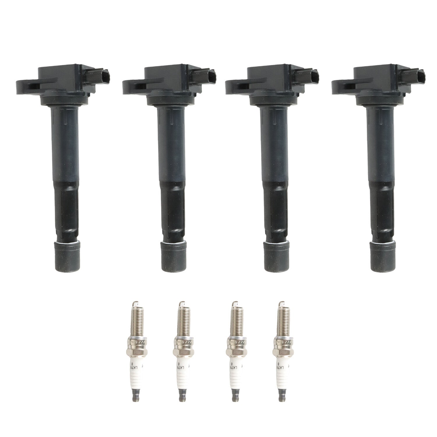 4pcs Ignition Coils+4pcs Iridium Spark Plug for 09-2014 TSX L4 2.4L UF629+97390