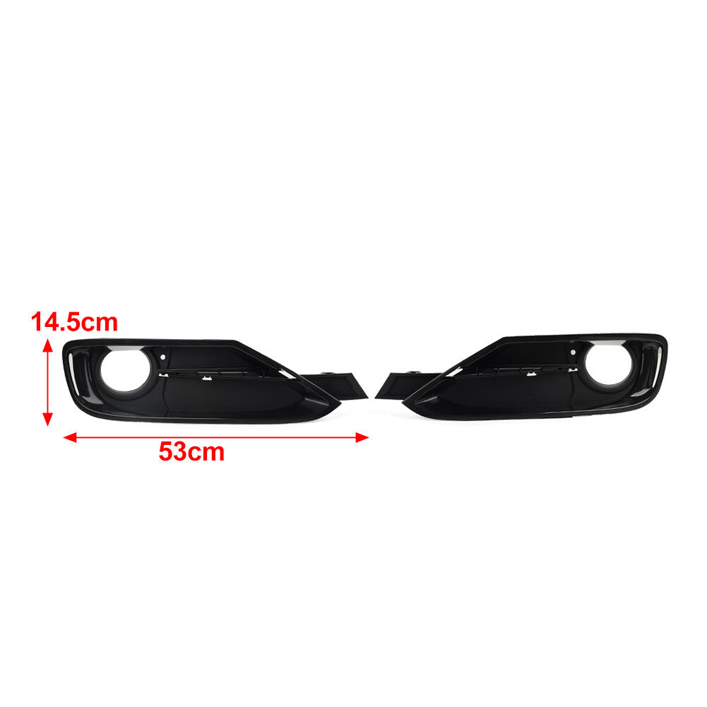 Front Bumper Fog Light Lamp Grille Without Silver Trim for BMW F30 F31 F35 F80