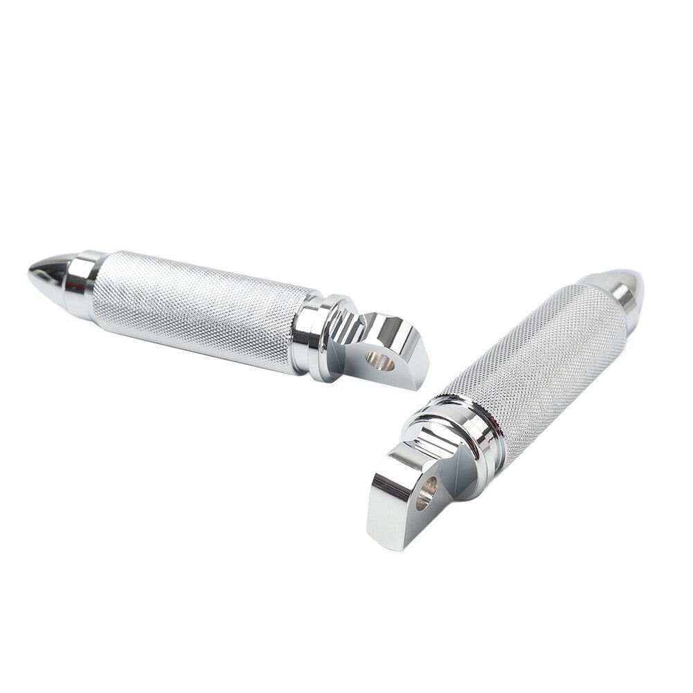 Chrome Footpegs Pedal Footrest for Harley Sportster Softail Touring Road King