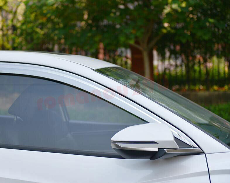 for Hyundai for Tucson 2022-2024 chrome Window Visors Sun Rain Guard Vent Deflectors