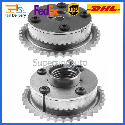 New 13050-0V010+13070-0V010 Intake Exhaust Camshaft Adjuster Gear for Toyota