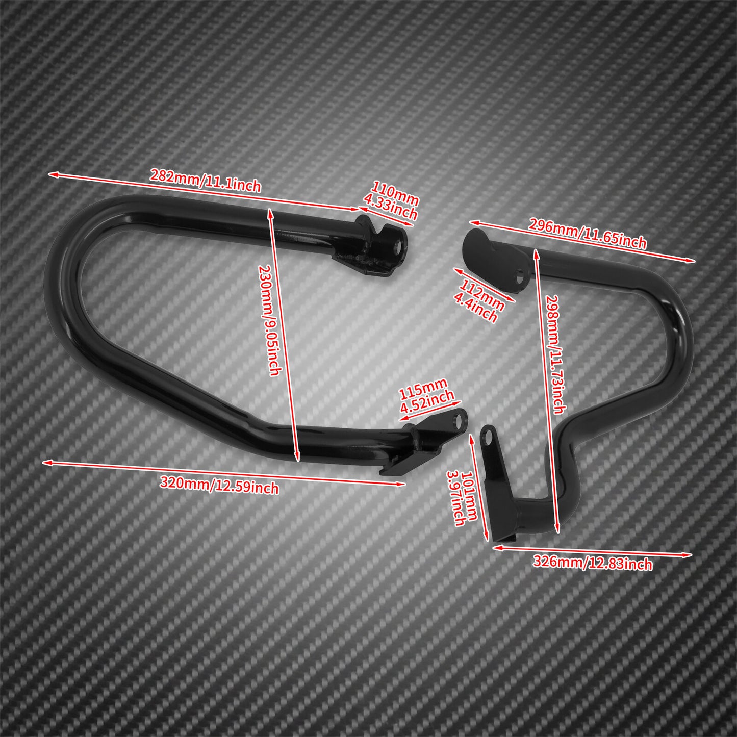 Front Low Engine Guard Crash Bars Protector Fit for Honda Rebel CMX 1100 2021-23