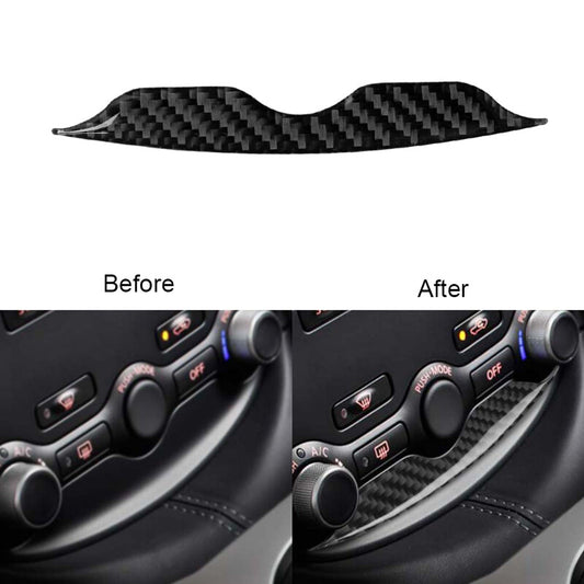 for Nissan 370Z Carbon Fiber Inner Air Conditioner Control Decoration Cover Trim