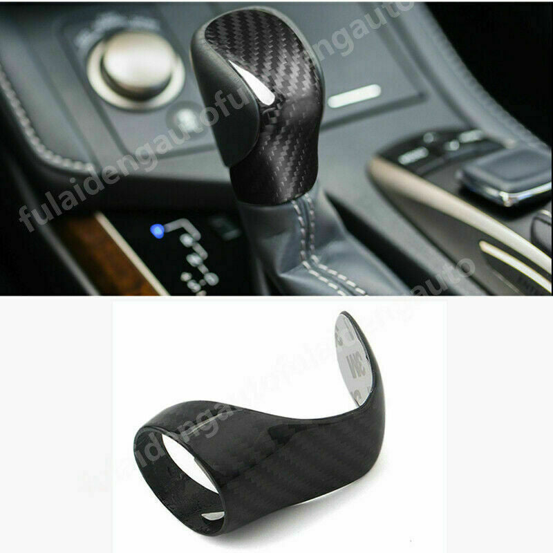 for Lexus RC NX NX200t for ES 200 RX 450h IS GS Carbon Fiber Gear Shift Knob Cover