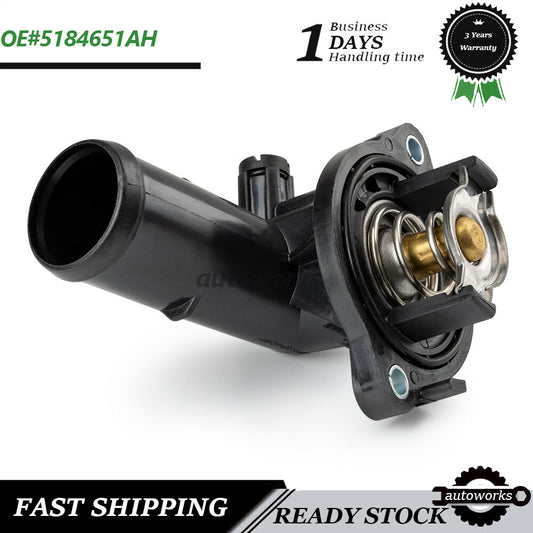 Thermostat Housing for Jeep Grand Cherokee 3.6L 5184651AH 2018 2017 2016-2011